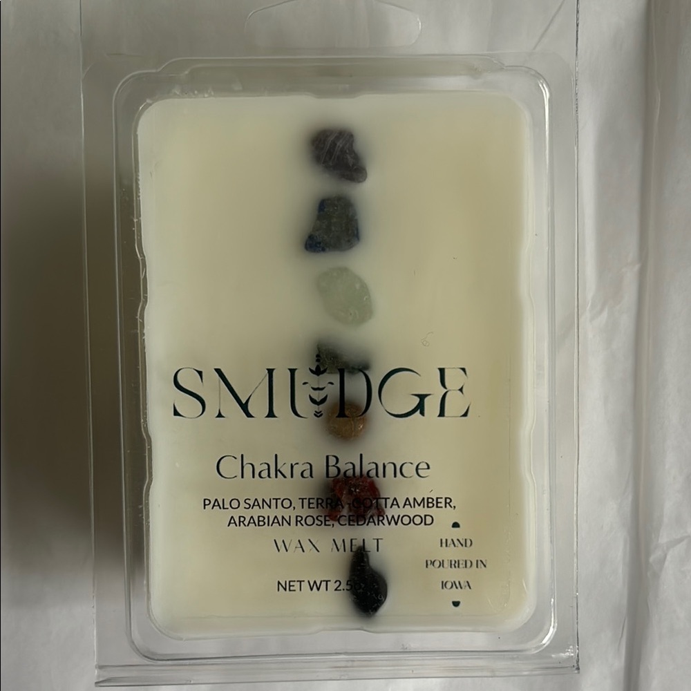 Smudge Chakra Balance Wax Melt Crystals NIB NEW